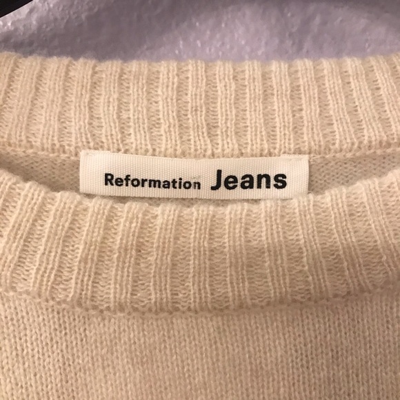 NWT Reformation Jeans Cashmere Crewneck Sweater - Picture 6 of 8